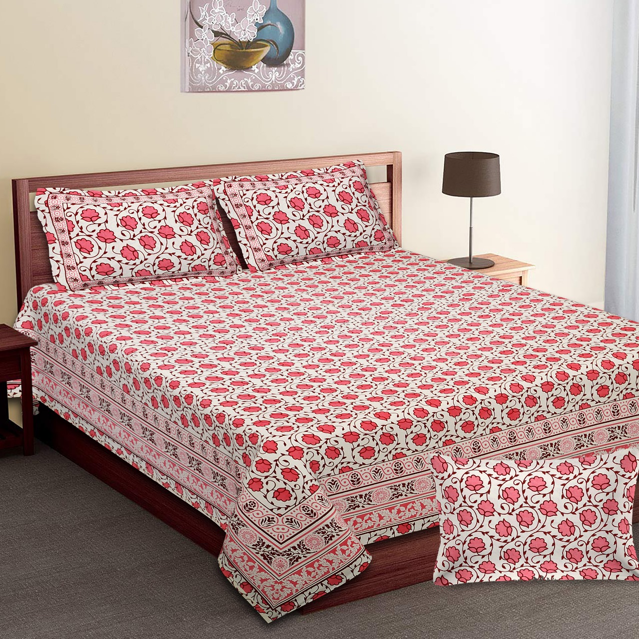 100 percent Cotton Bedsheets- The Versatile Emporio